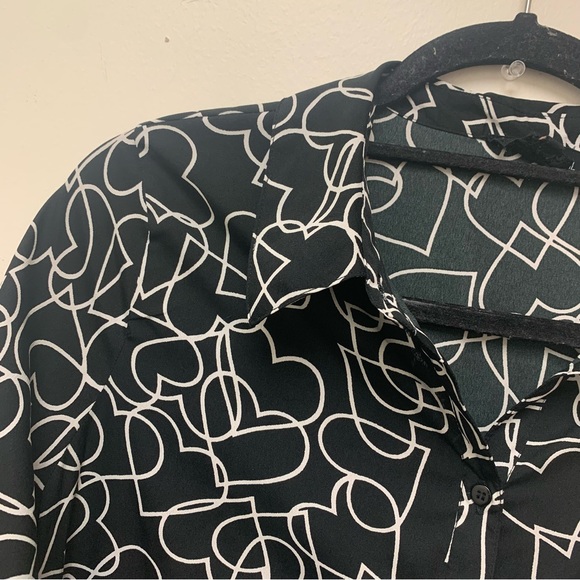 Wednesday’s Girl Heart Print Midi Dress - Picture 3 of 14